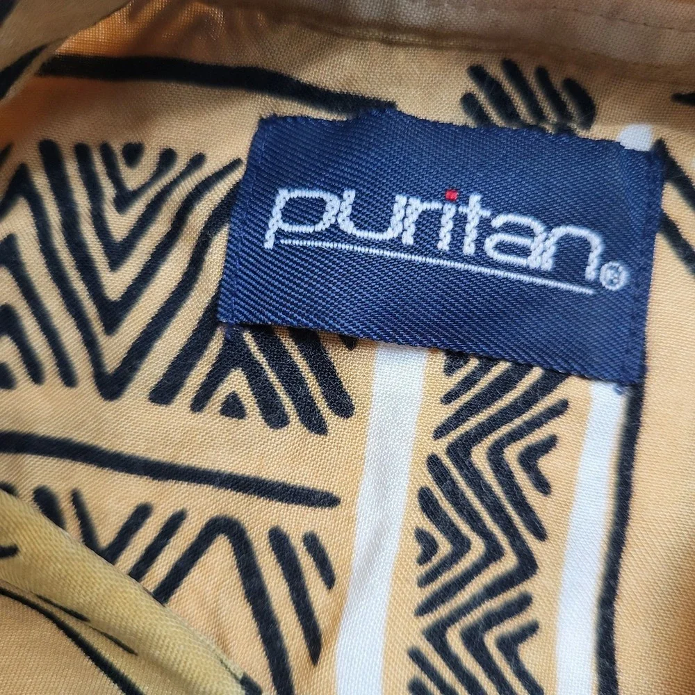 Puritan Men's Shirt‎ Short Sleeve Button-Up 